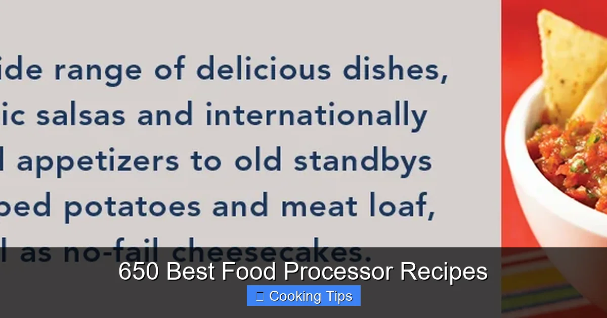 650 Best Food Processor Recipes