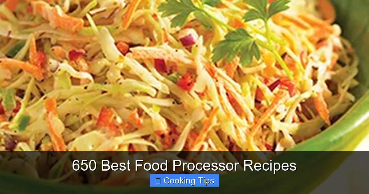 650 Best Food Processor Recipes