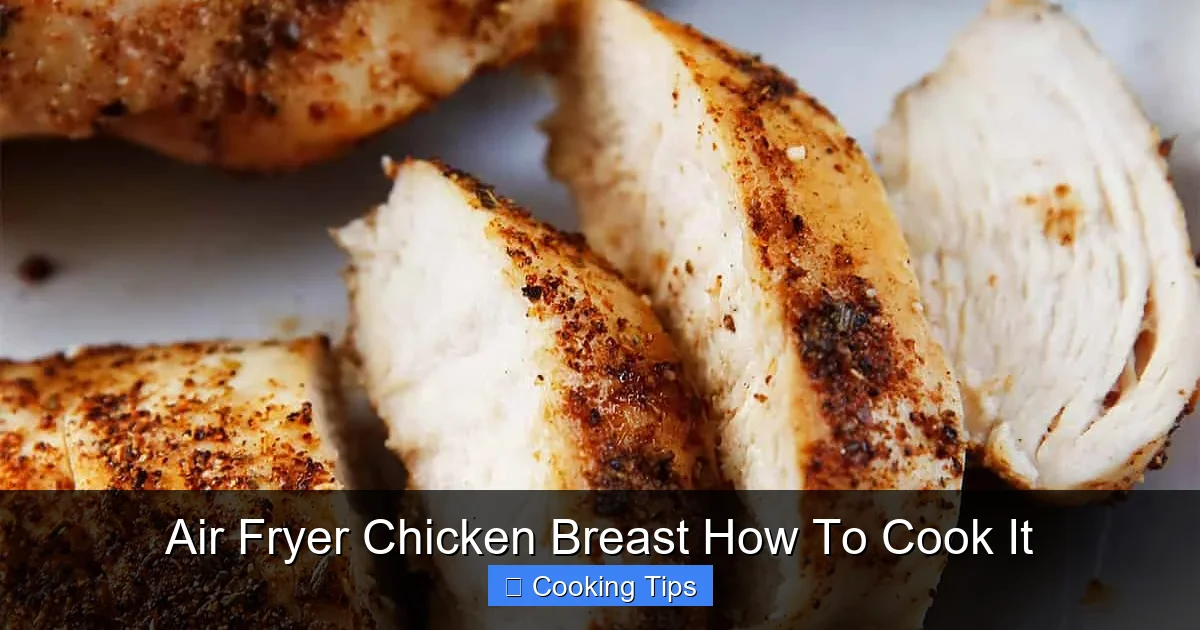 Air Fryer Chicken Breast How To Cook It