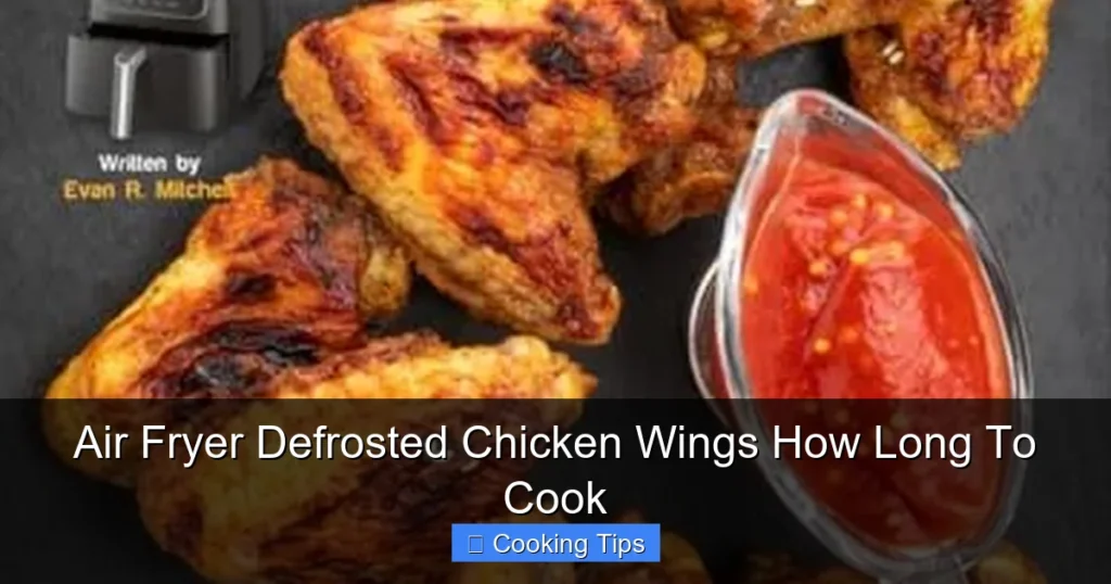 Air Fryer Defrosted Chicken Wings How Long To Cook