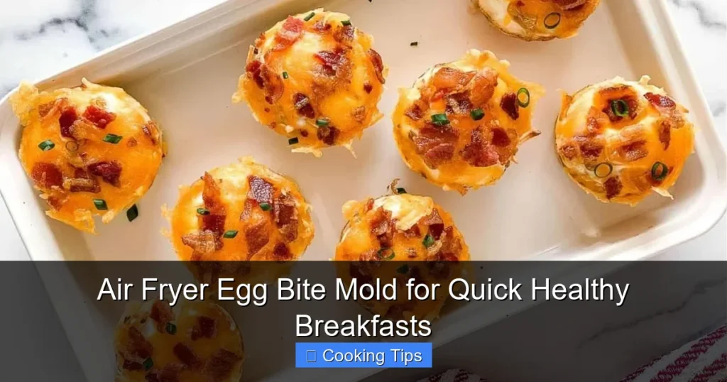 Air Fryer Egg Bite Mold for Quick Healthy Breakfasts