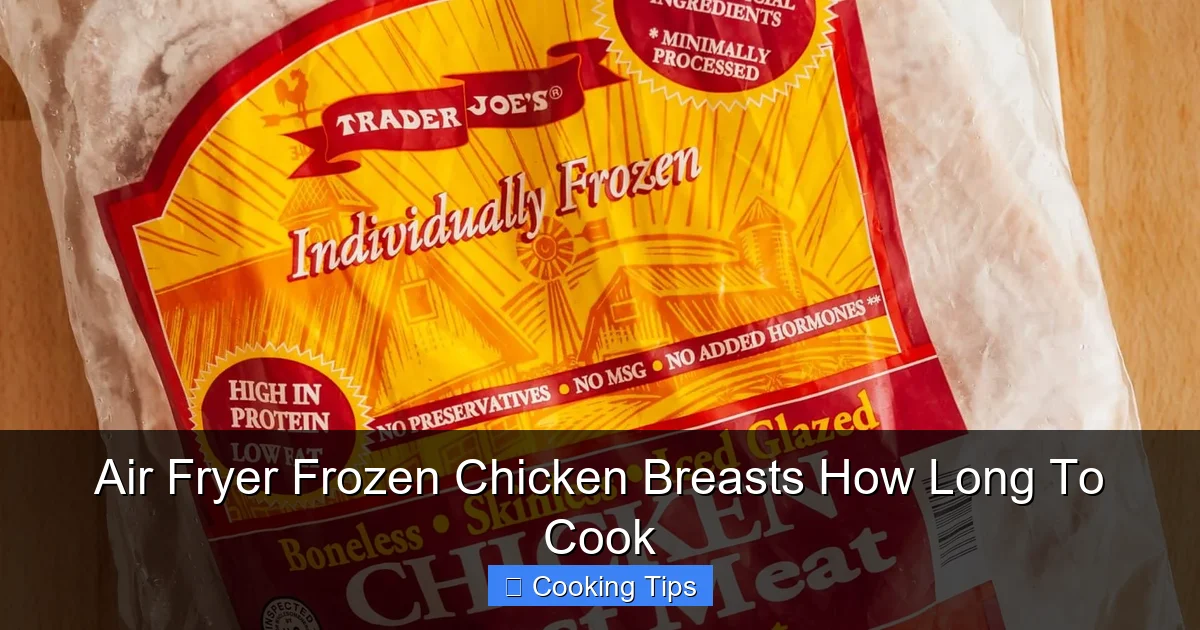 Air Fryer Frozen Chicken Breasts How Long To Cook