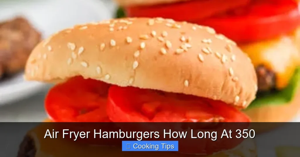 Air Fryer Hamburgers How Long At 350