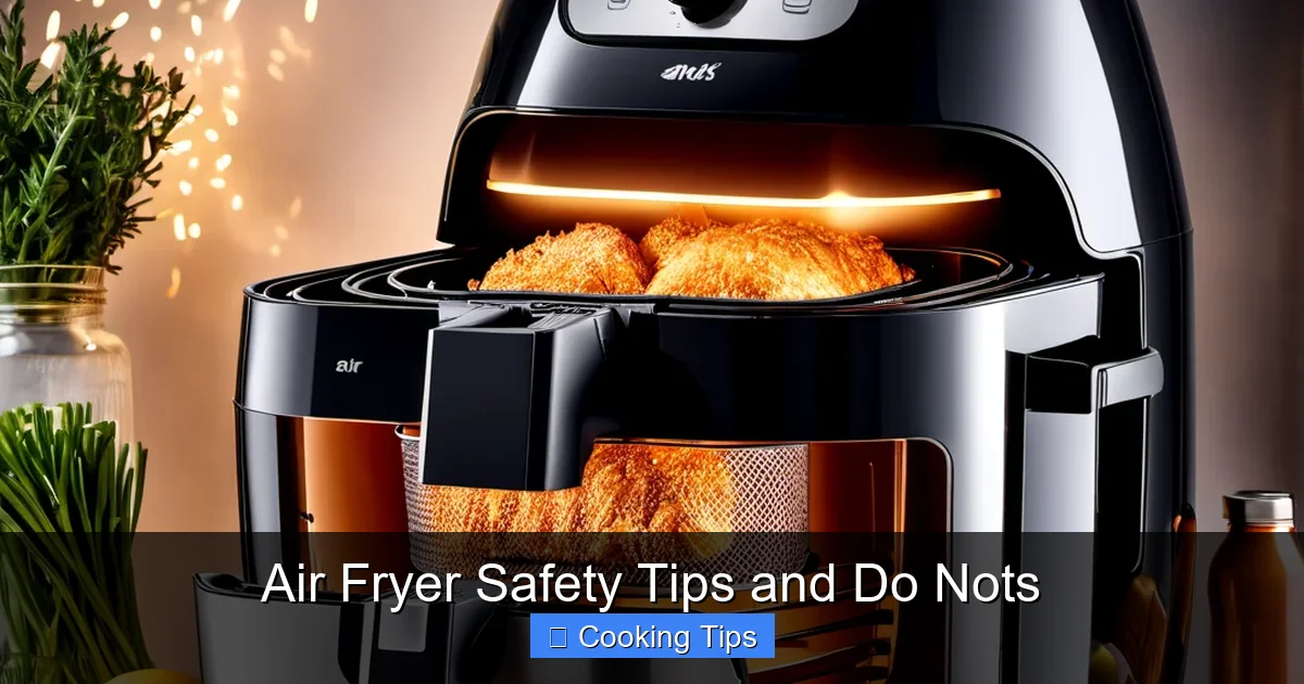 Air Fryer Safety Tips and Do Nots