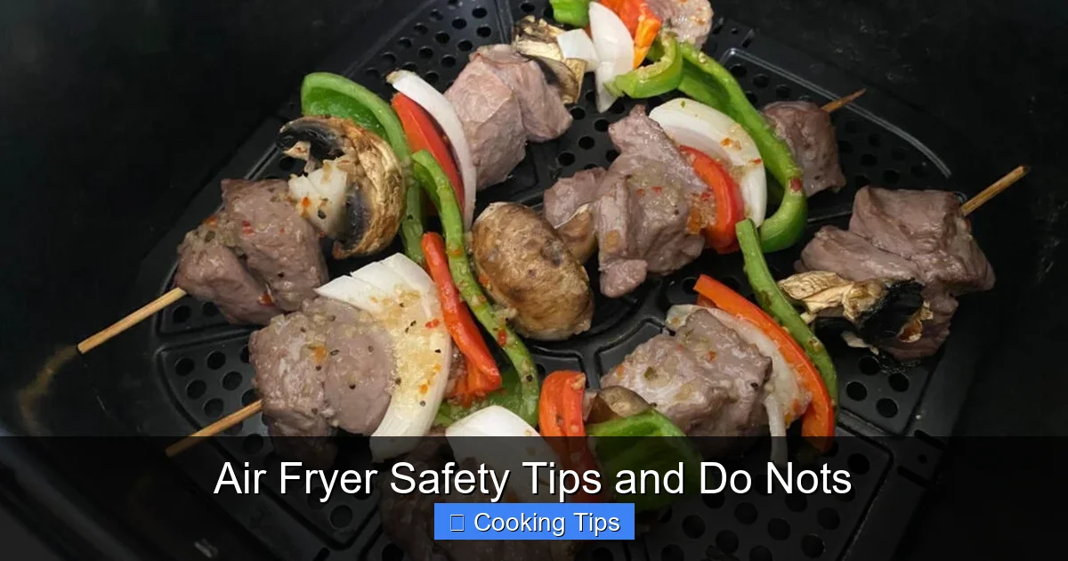 Air Fryer Safety Tips and Do Nots