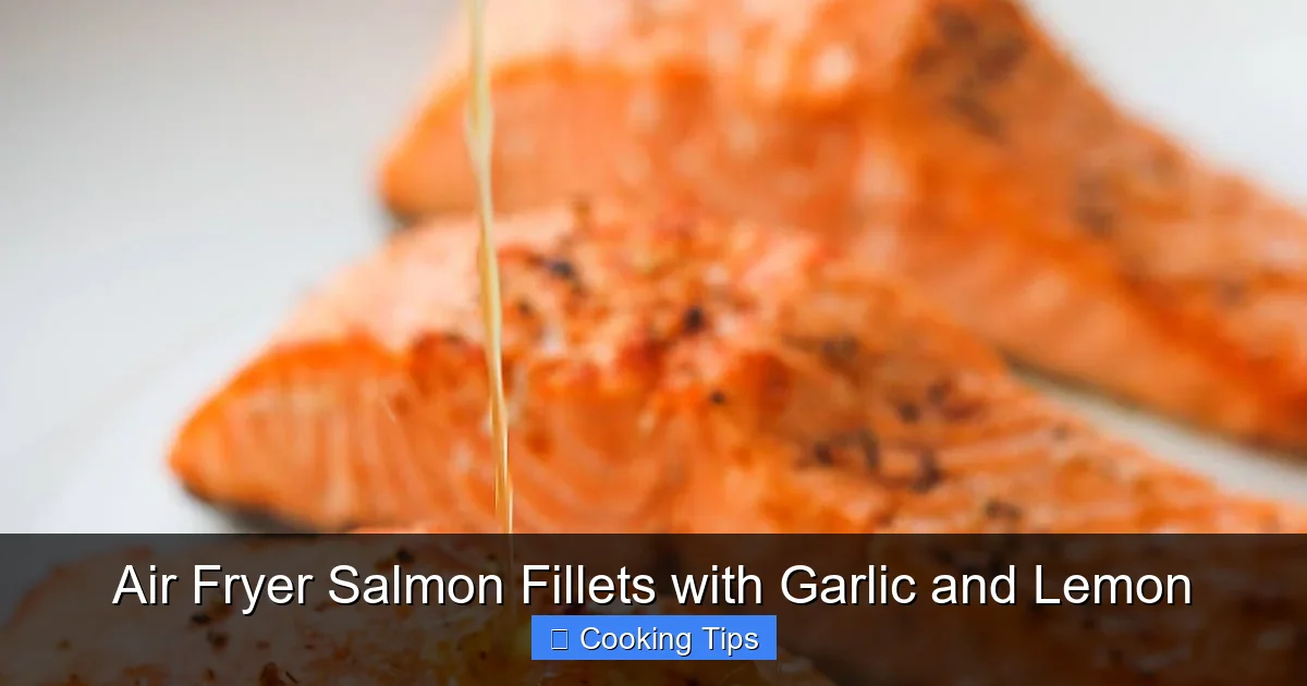 Air Fryer Salmon Fillets with Garlic and Lemon