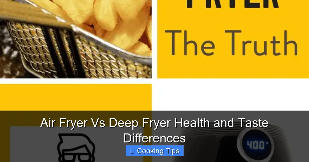 Air Fryer Vs Deep Fryer Health and Taste Differences