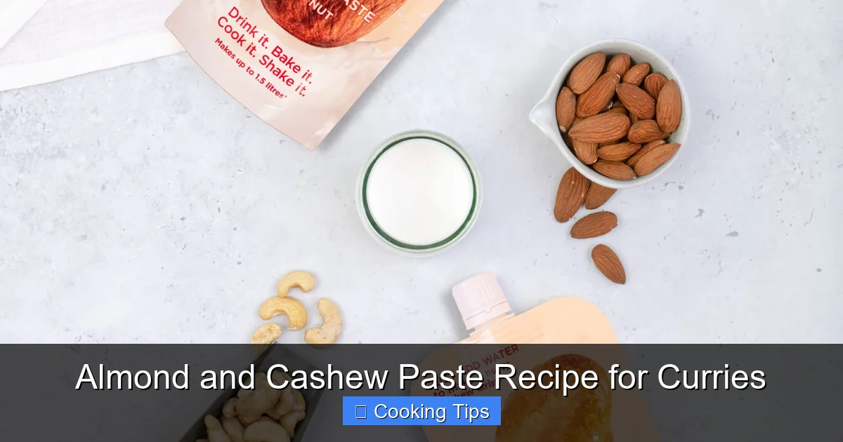 Almond and Cashew Paste Recipe for Curries