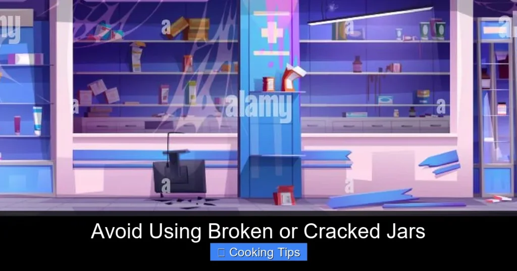 Avoid Using Broken or Cracked Jars