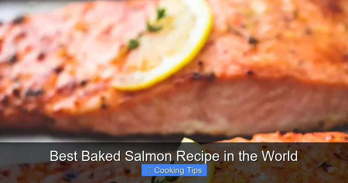 Best Baked Salmon Recipe in the World