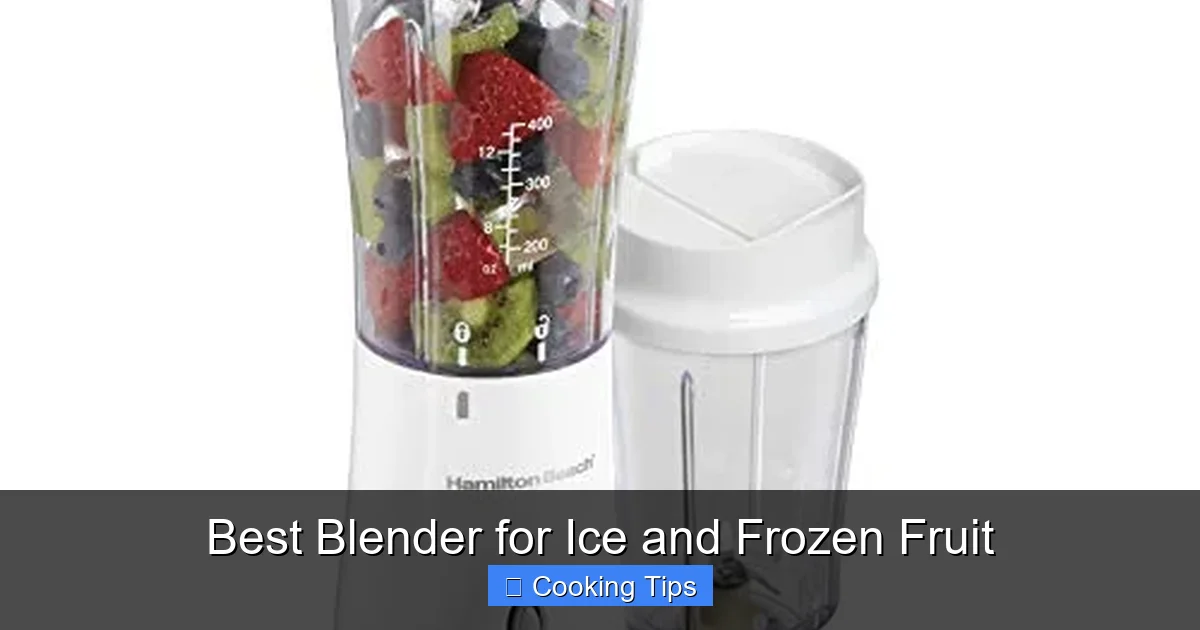 Best Blender for Ice and Frozen Fruit