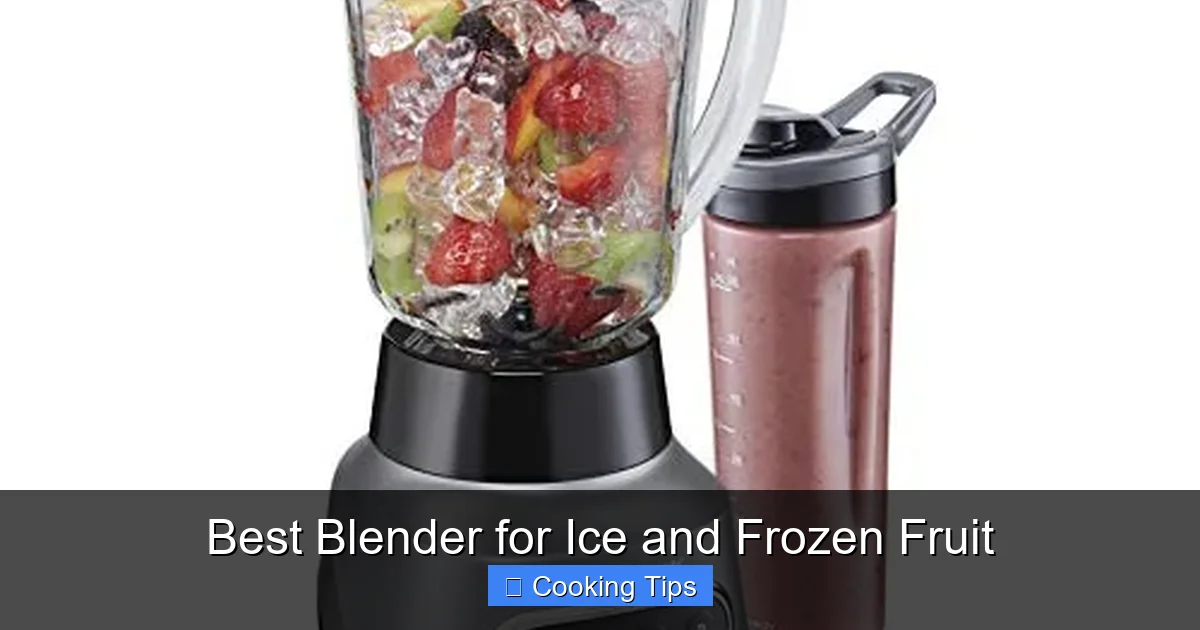 Best Blender for Ice and Frozen Fruit