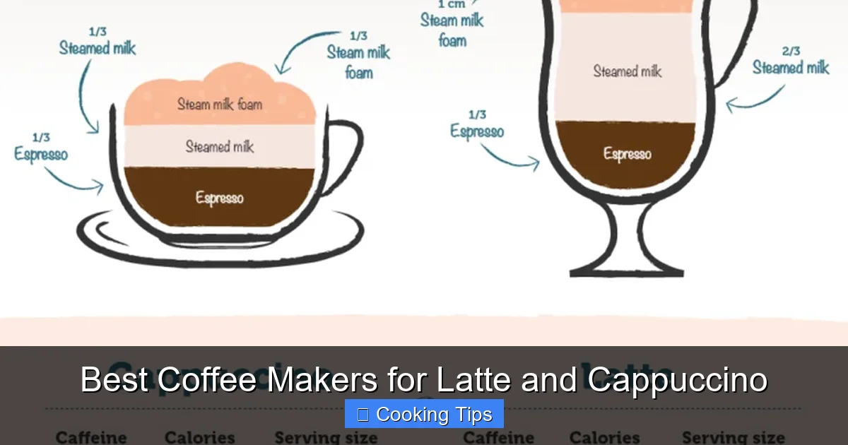Best Coffee Makers for Latte and Cappuccino