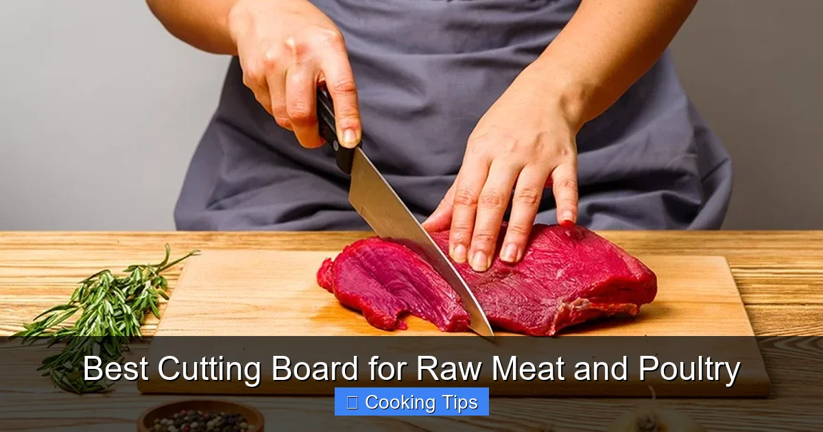 Best Cutting Board for Raw Meat and Poultry
