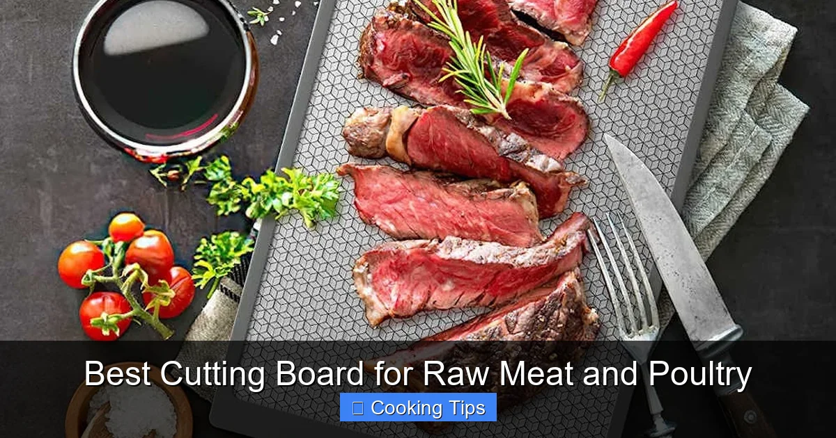 Best Cutting Board for Raw Meat and Poultry