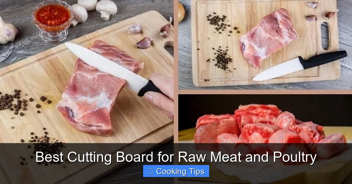 Best Cutting Board for Raw Meat and Poultry