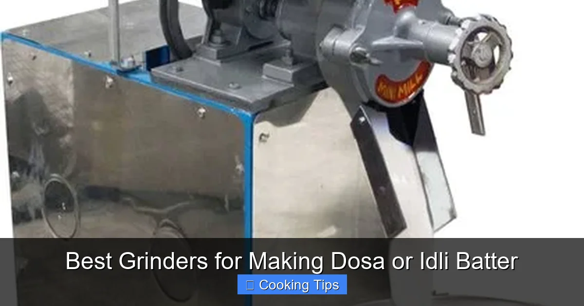 Best Grinders for Making Dosa or Idli Batter