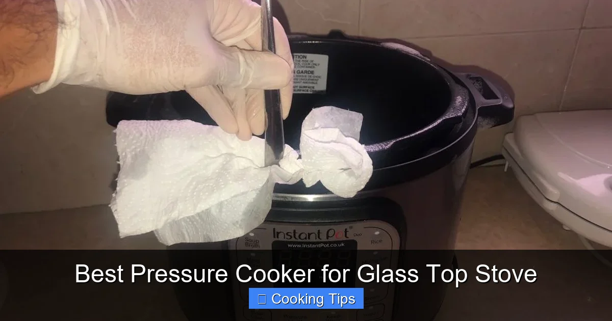 Best Pressure Cooker for Glass Top Stove
