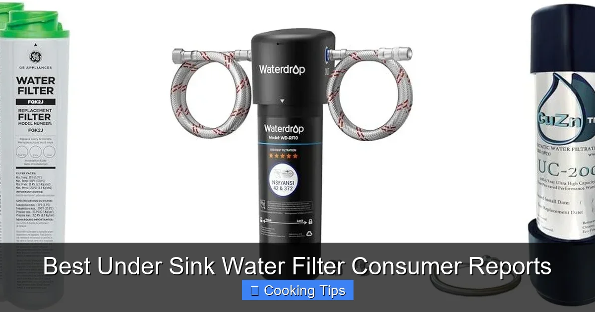 Best Under Sink Water Filter Consumer Reports