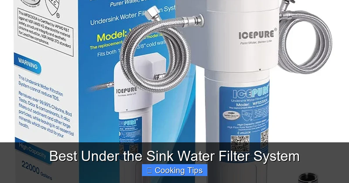 Best Under the Sink Water Filter System