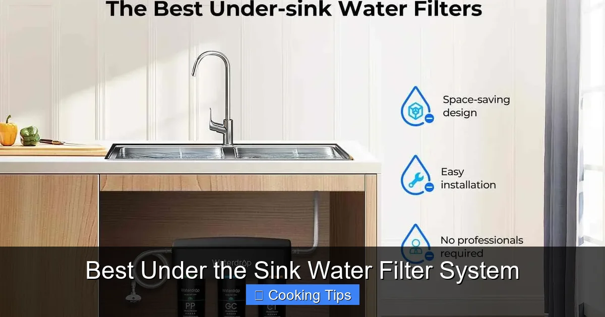 Best Under the Sink Water Filter System