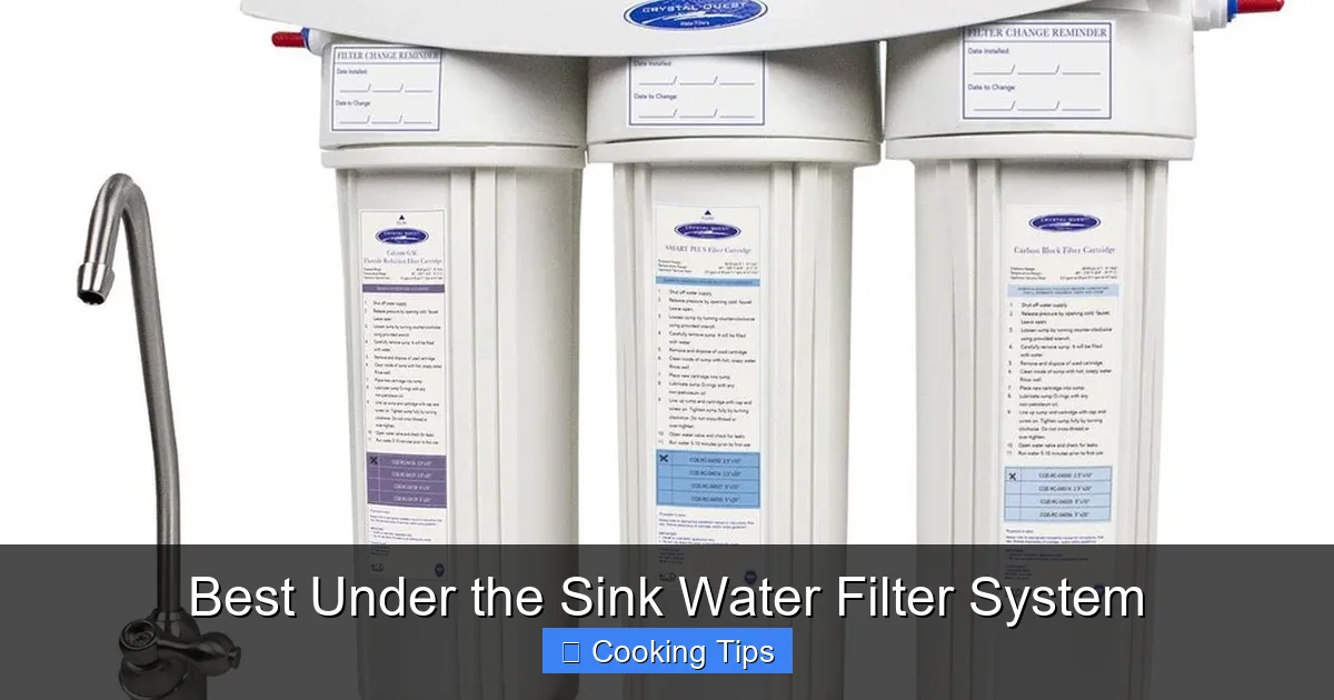 Best Under the Sink Water Filter System