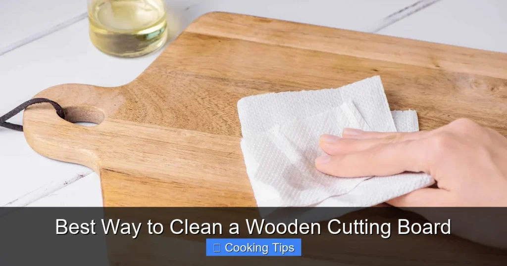 Best Way to Clean a Wooden Cutting Board