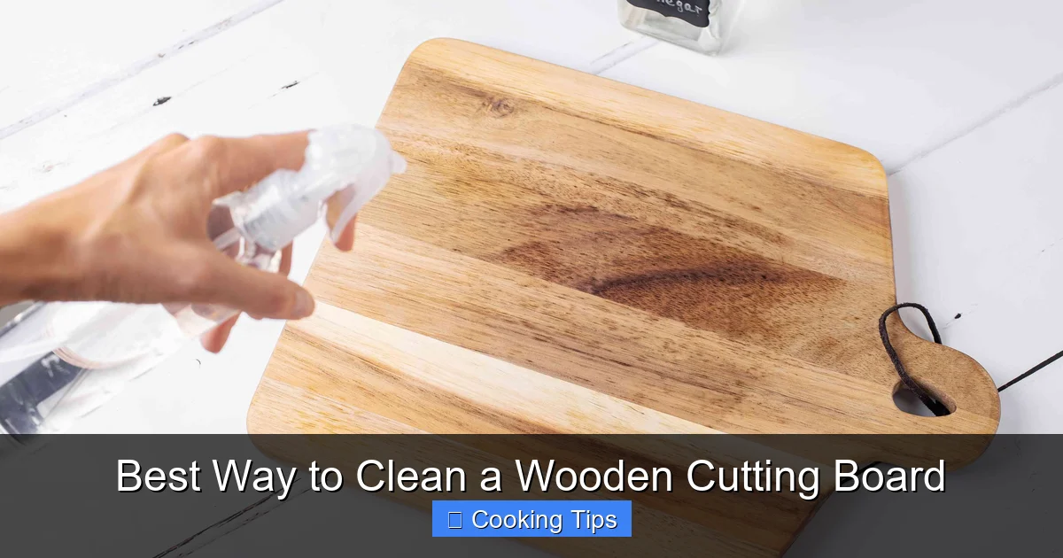Best Way to Clean a Wooden Cutting Board