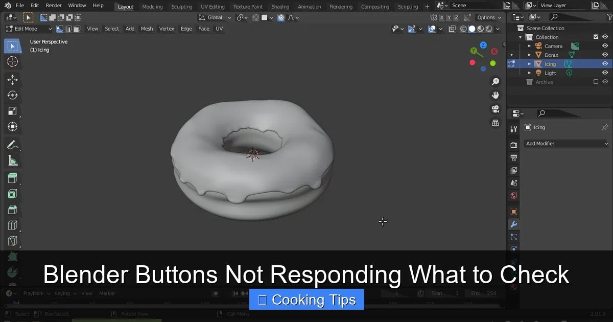 Blender Buttons Not Responding What to Check
