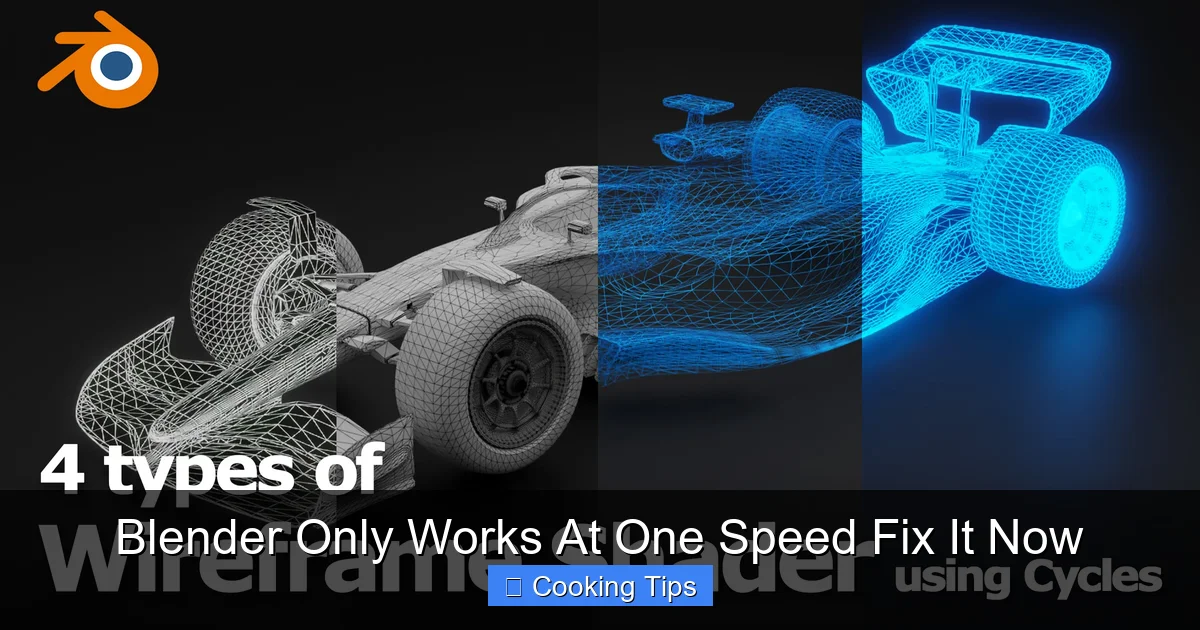 Blender Only Works At One Speed Fix It Now