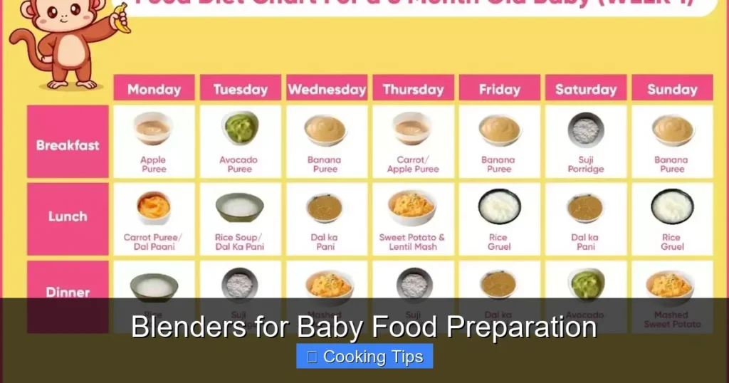 Blenders for Baby Food Preparation