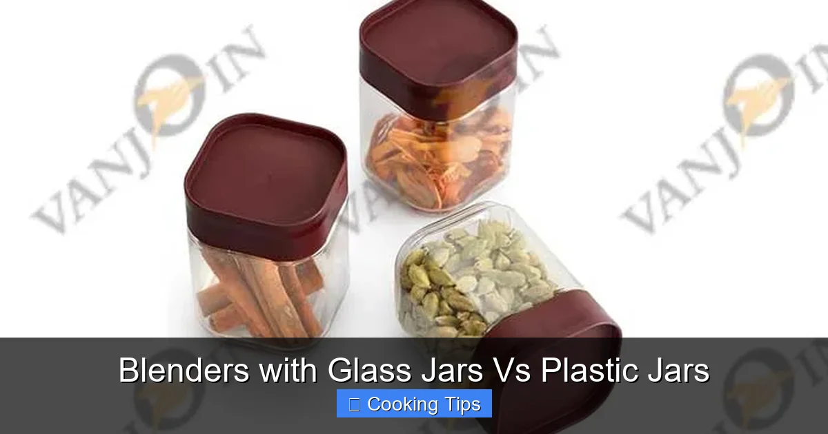 Blenders with Glass Jars Vs Plastic Jars