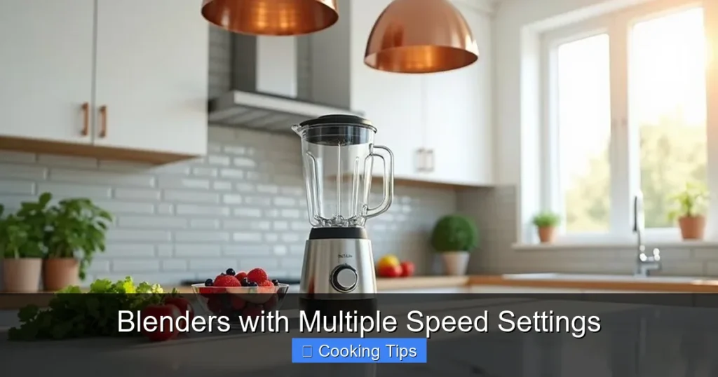 Blenders with Multiple Speed Settings Blenders with Multiple Speed Settings