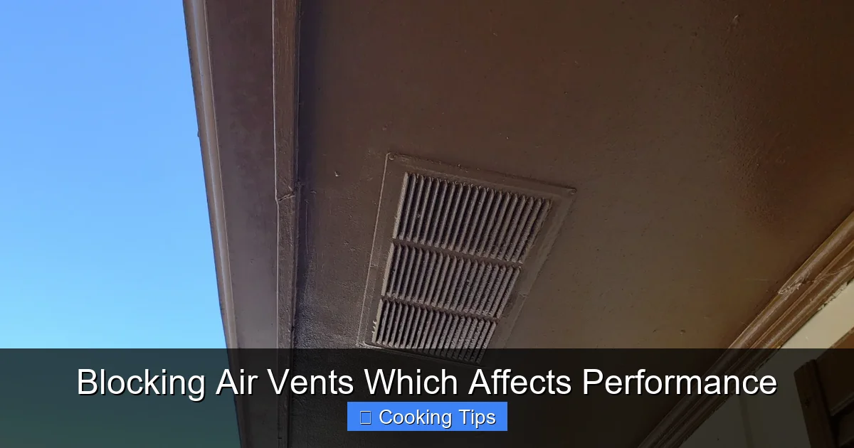 Blocking Air Vents Which Affects Performance