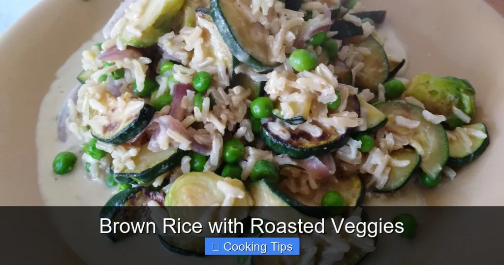 Brown Rice with Roasted Veggies