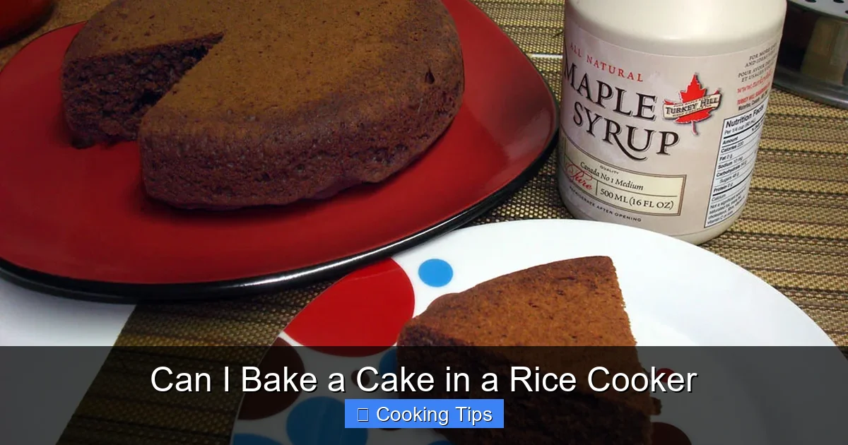Can I Bake a Cake in a Rice Cooker