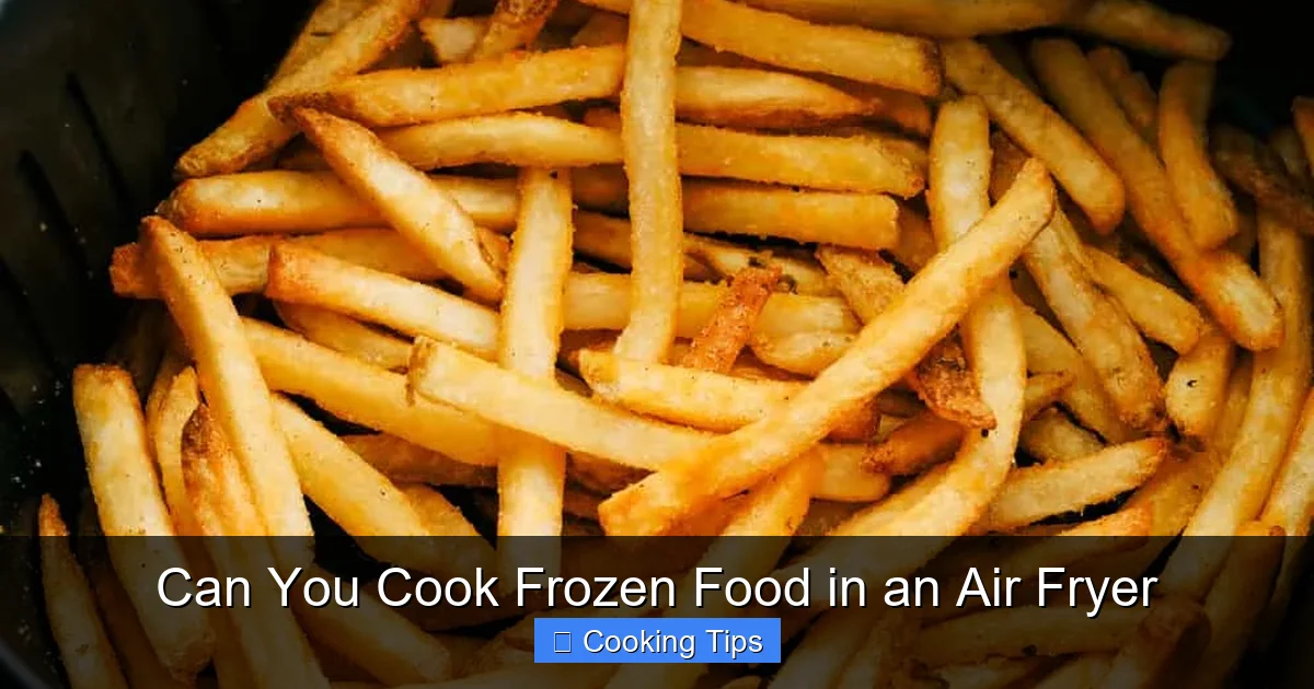 Can You Cook Frozen Food in an Air Fryer
