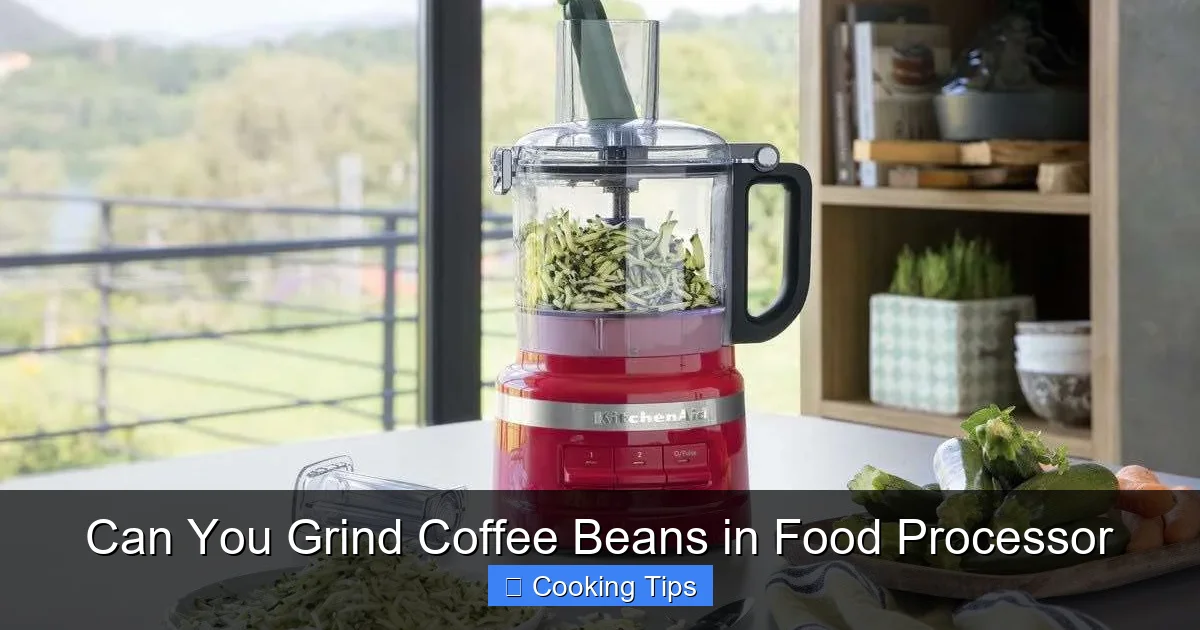 Can You Grind Coffee Beans in Food Processor