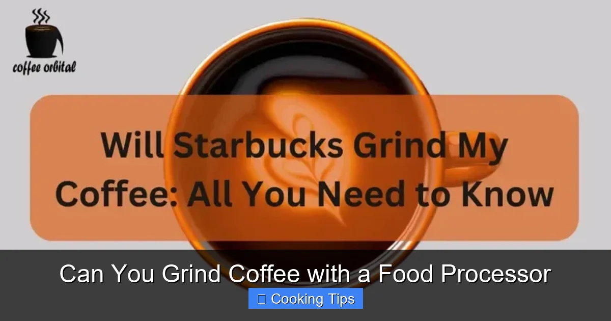 Can You Grind Coffee with a Food Processor
