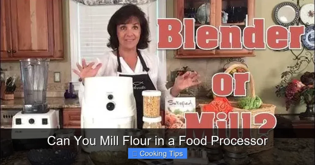 Can You Mill Flour in a Food Processor Can You Mill Flour in a Food Processor