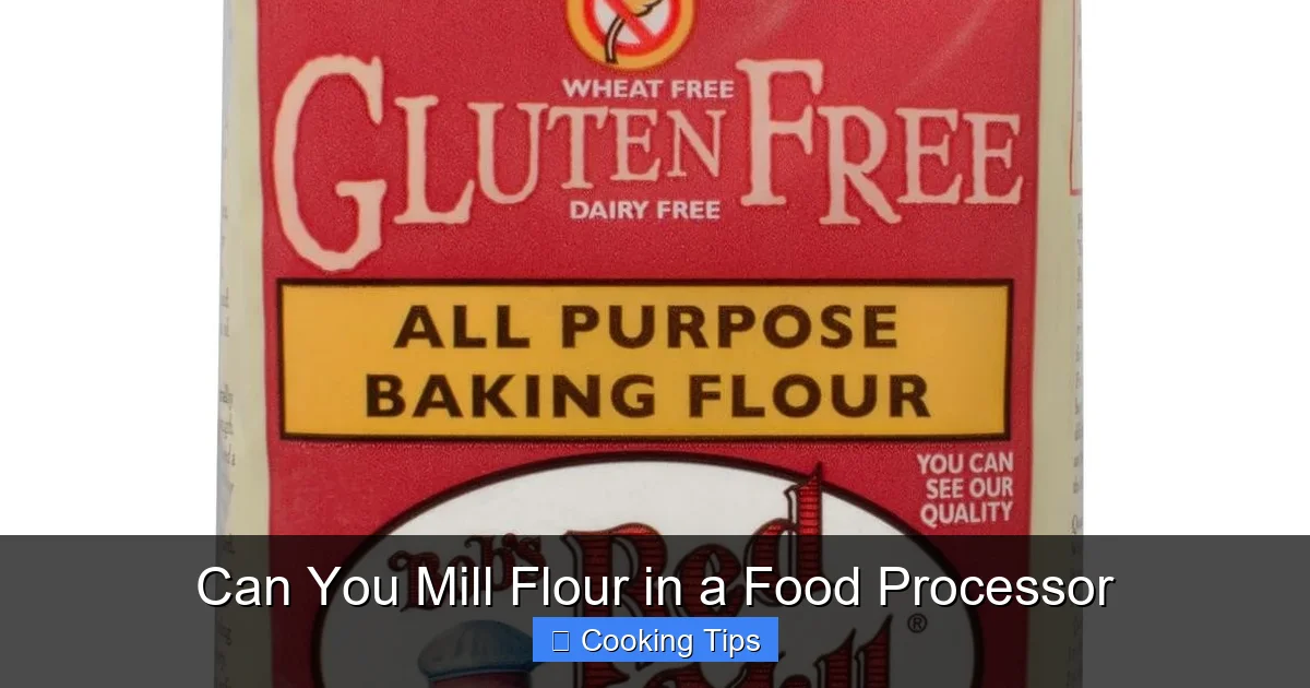 Can You Mill Flour in a Food Processor