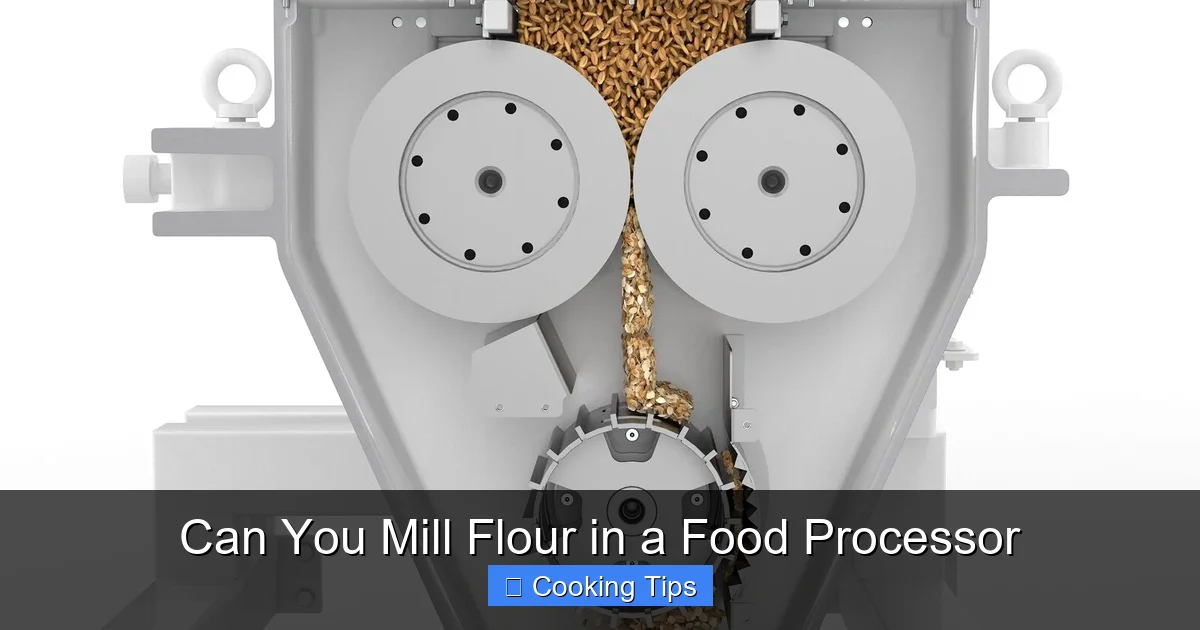 Can You Mill Flour in a Food Processor