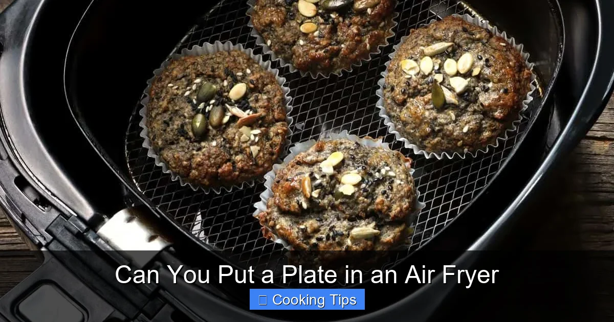 Can You Put a Plate in an Air Fryer