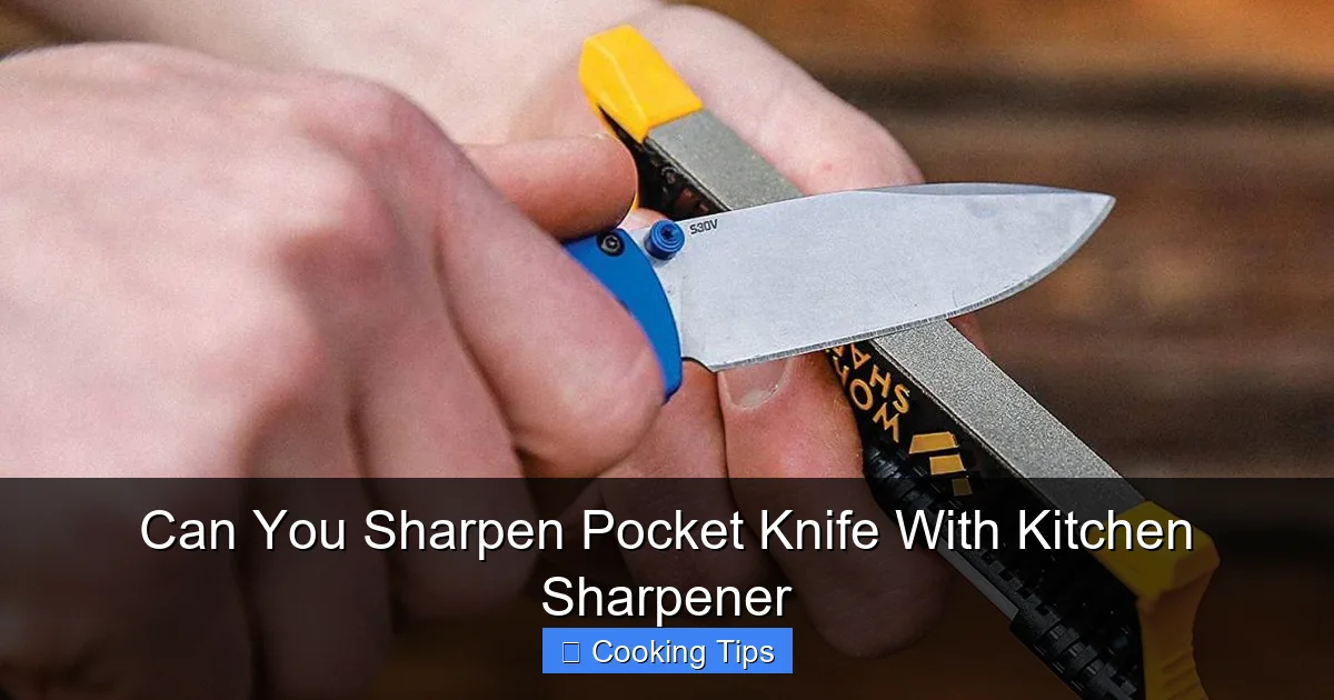 Can You Sharpen Pocket Knife With Kitchen Sharpener