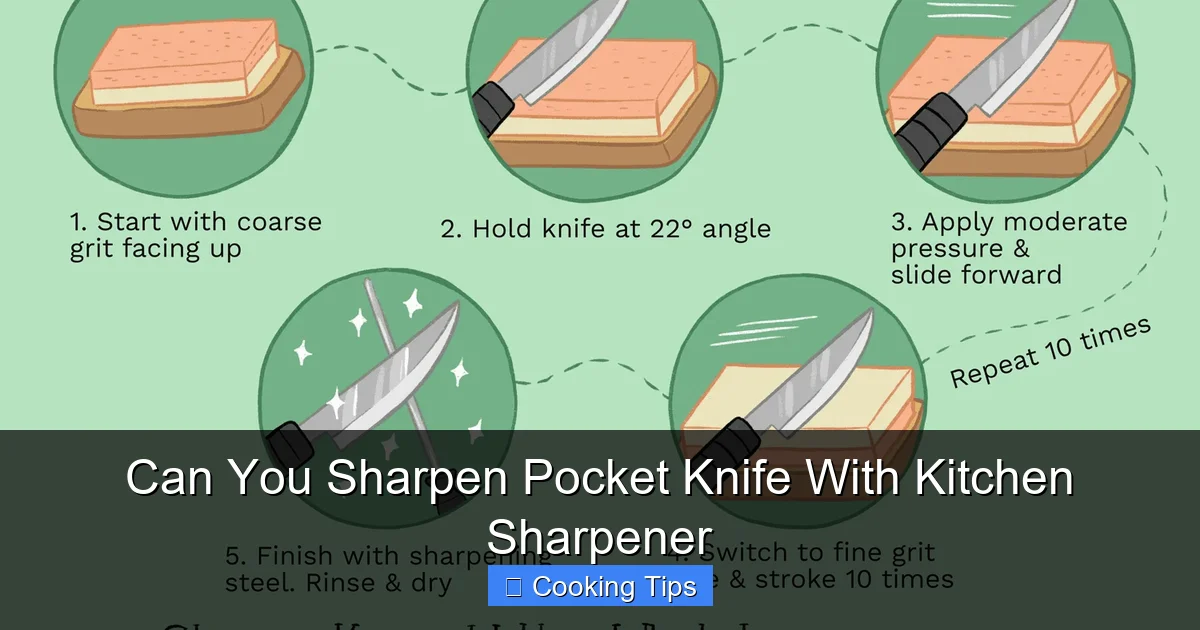 Can You Sharpen Pocket Knife With Kitchen Sharpener