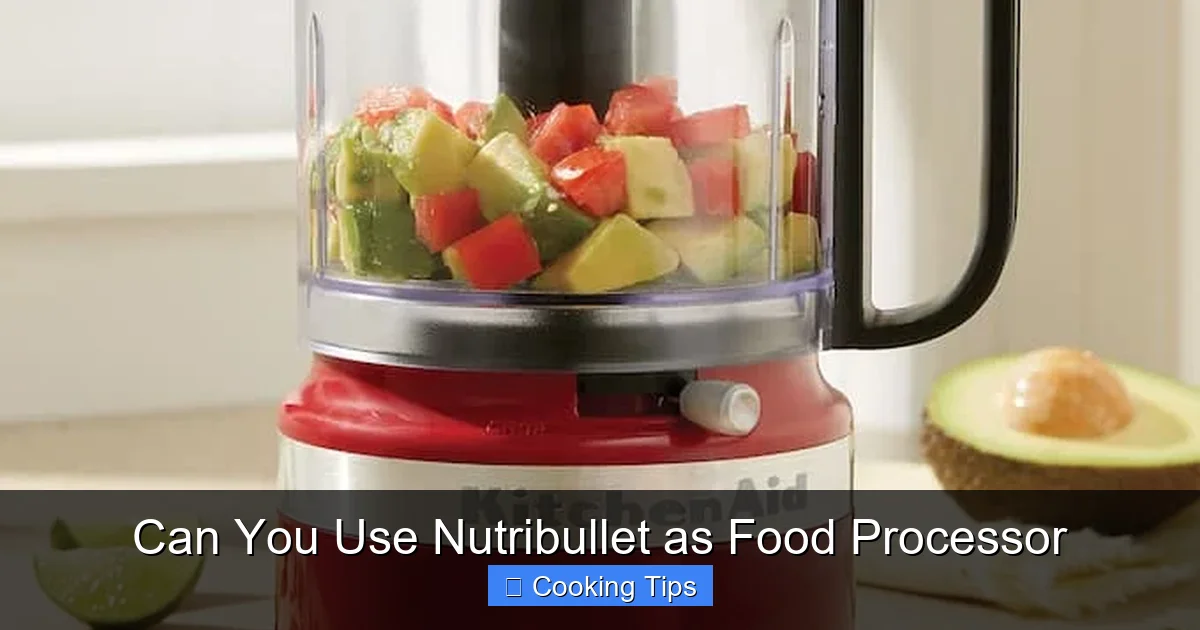 Can You Use Nutribullet as Food Processor