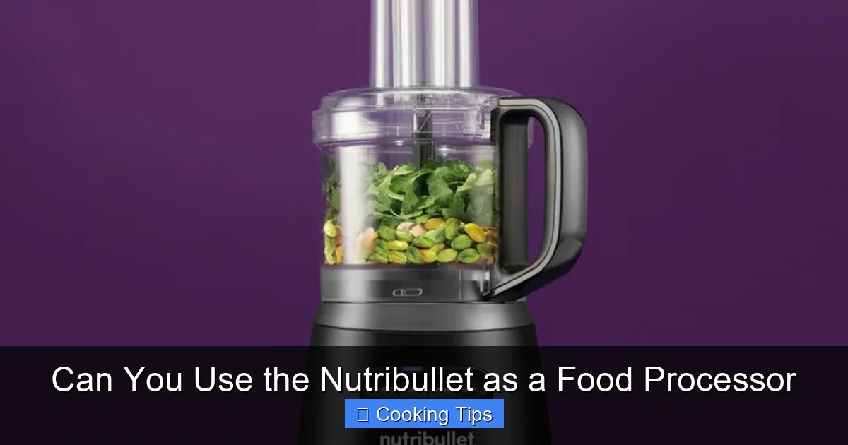 Can You Use the Nutribullet as a Food Processor