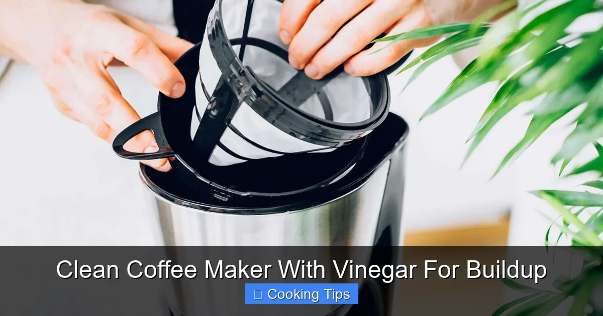 Clean Coffee Maker With Vinegar For Buildup