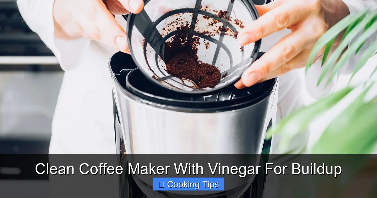 Clean Coffee Maker With Vinegar For Buildup