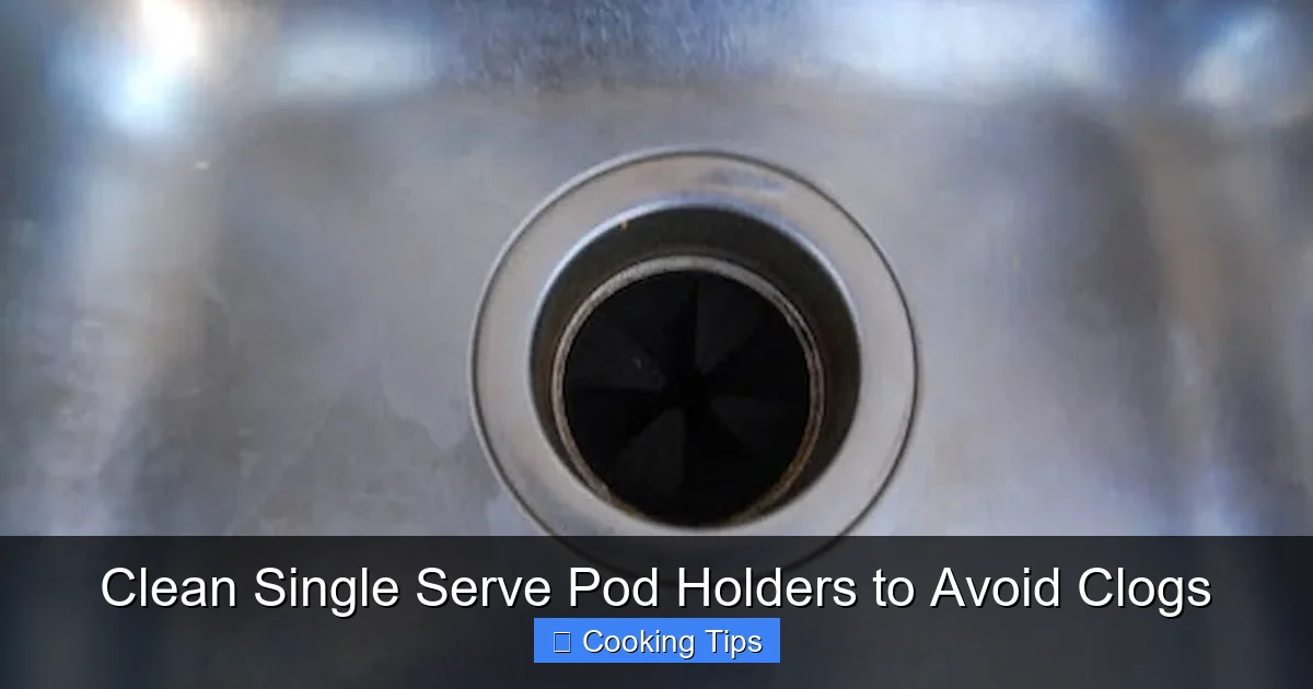 Clean Single Serve Pod Holders to Avoid Clogs